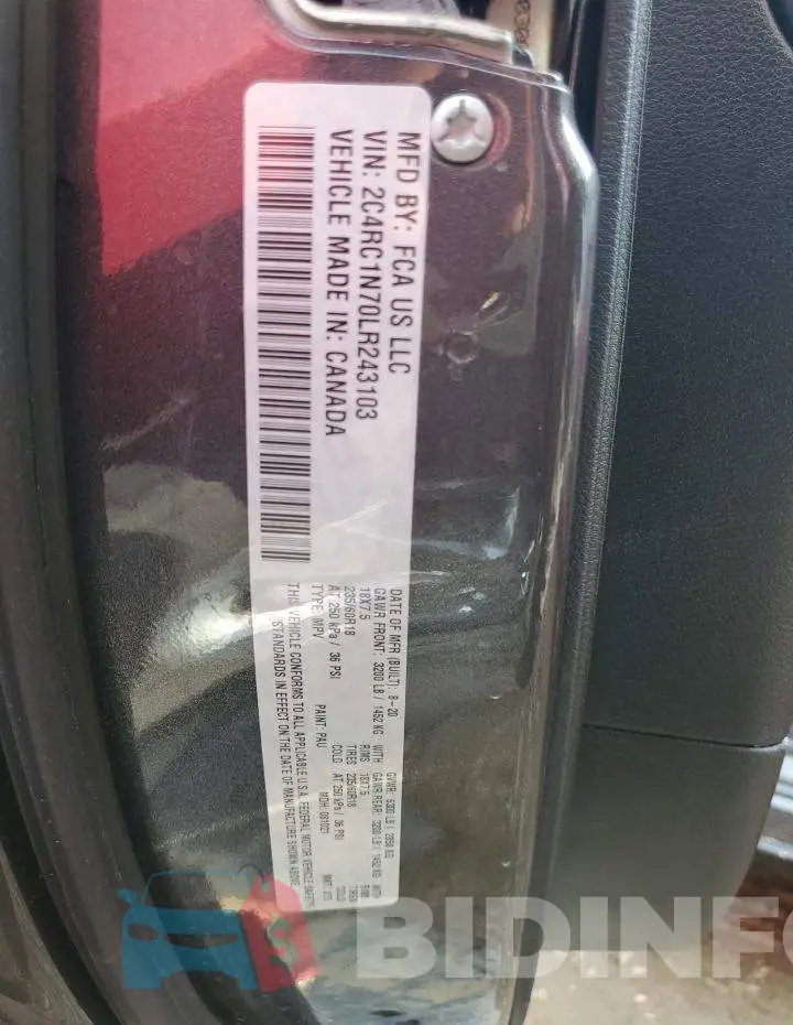 2C4RC1N70LR243103 Photo# 14