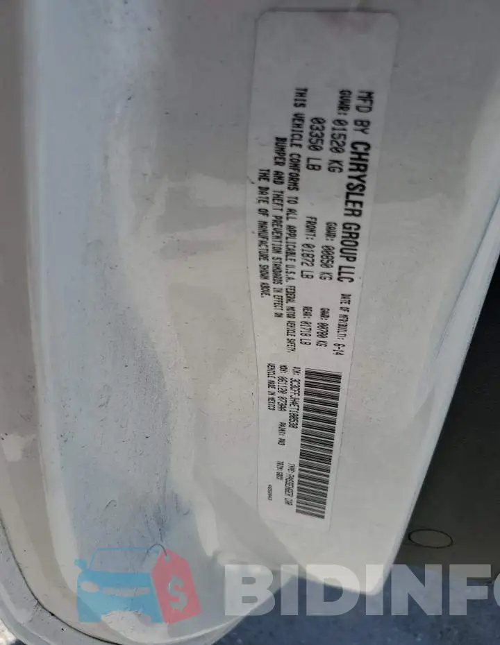 3C3CFFJH4ET188538 Photo# 12