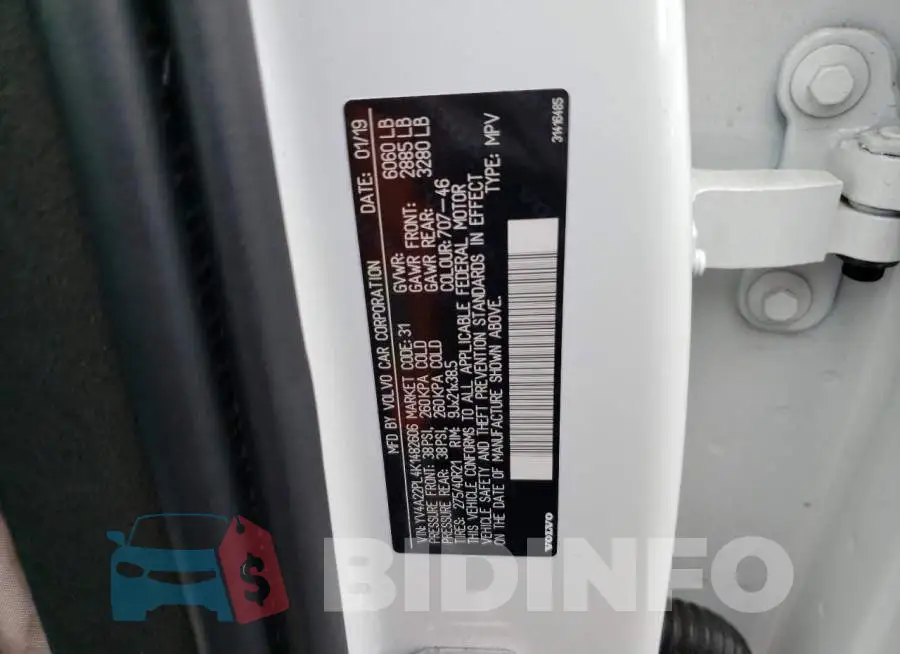 YV4A22PL4K1482606 Photo# 14