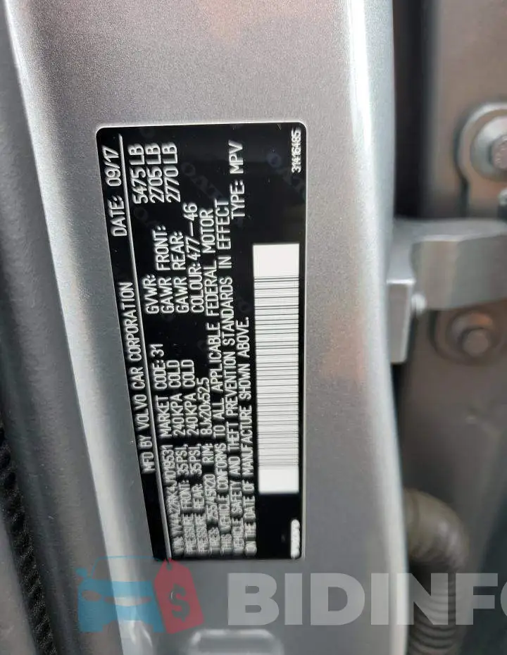 YV4A22RK4J1019531 Photo# 12