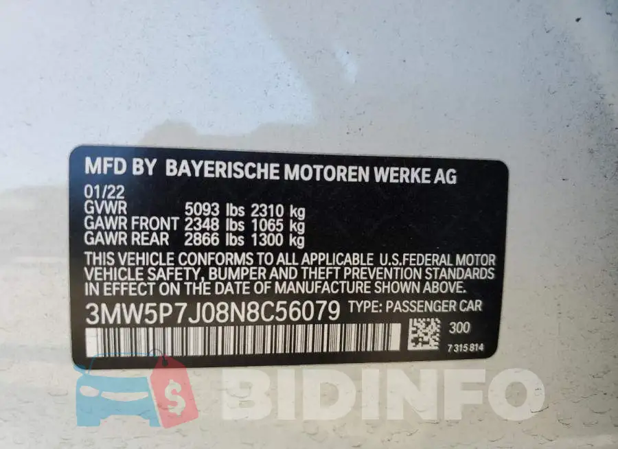 3MW5P7J08N8C56079 Photo# 13