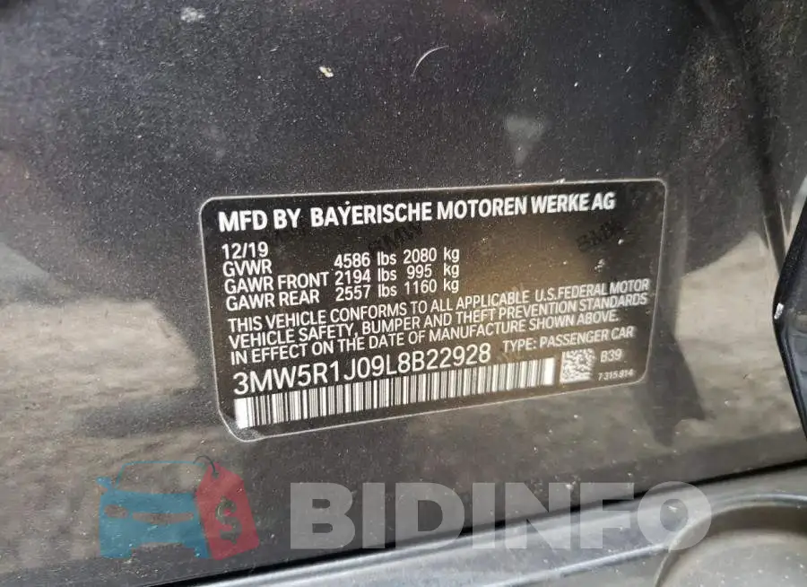 3MW5R1J09L8B22928 Photo# 12
