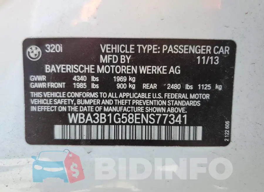 WBA3B1G58ENS77341 Photo# 12