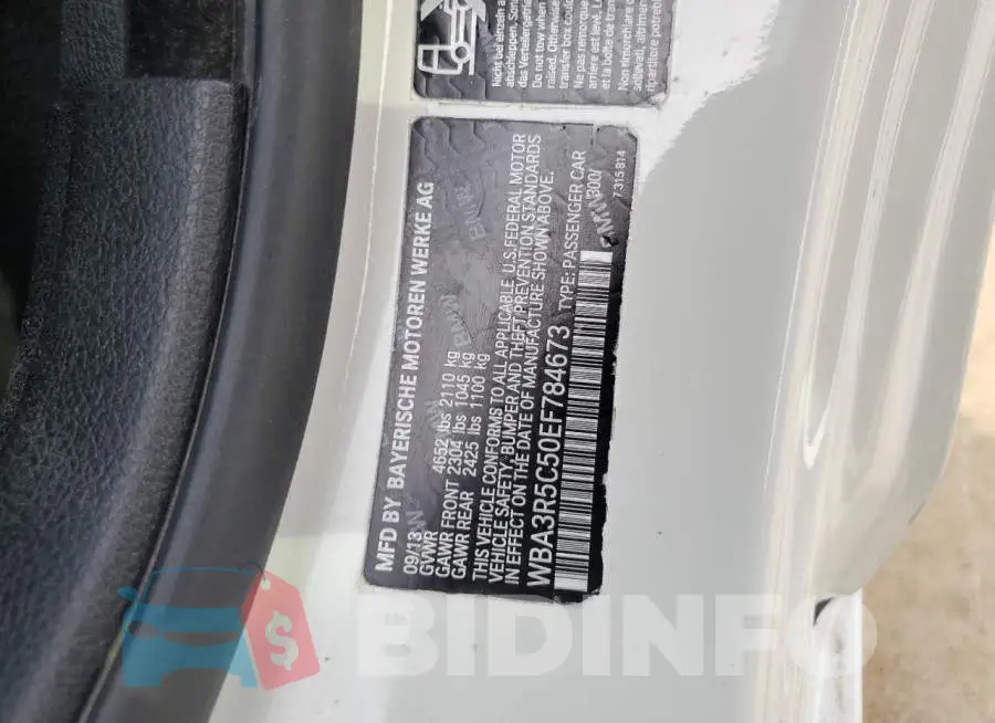 WBA3R5C50EF784673 Photo# 12