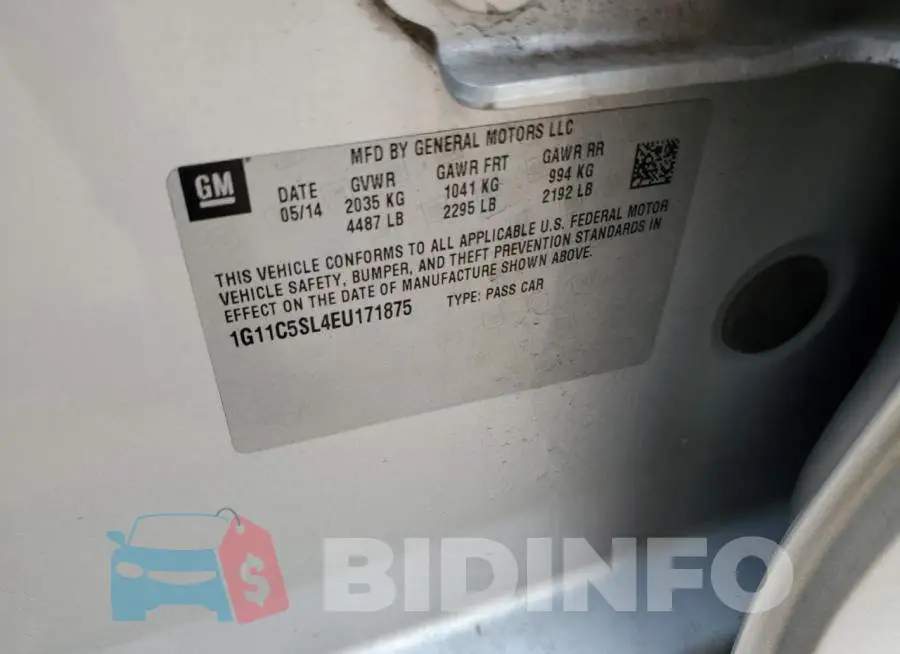 1G11C5SL4EU171875 Photo# 12