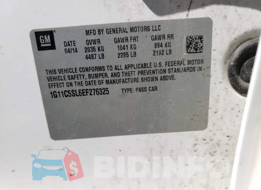 1G11C5SL6EF276325 Photo# 12