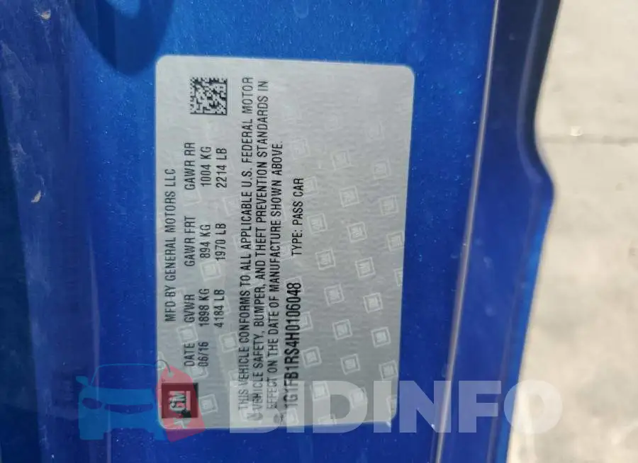 1G1FB1RS4H0106048 Photo# 12