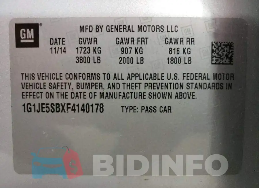 1G1JE5SBXF4140178 Photo# 12