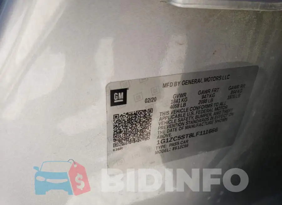 1G1ZC5ST8LF111666 Photo# 13