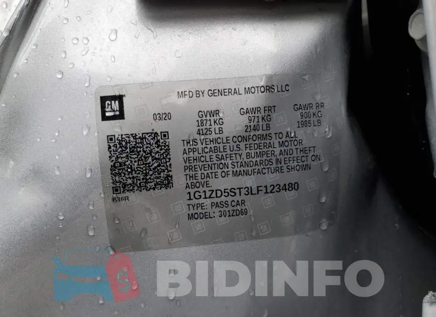 1G1ZD5ST3LF123480 Photo# 12