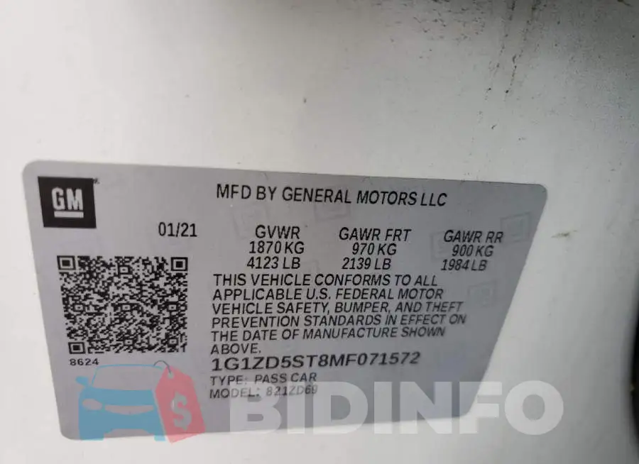 1G1ZD5ST8MF071572 Photo# 12