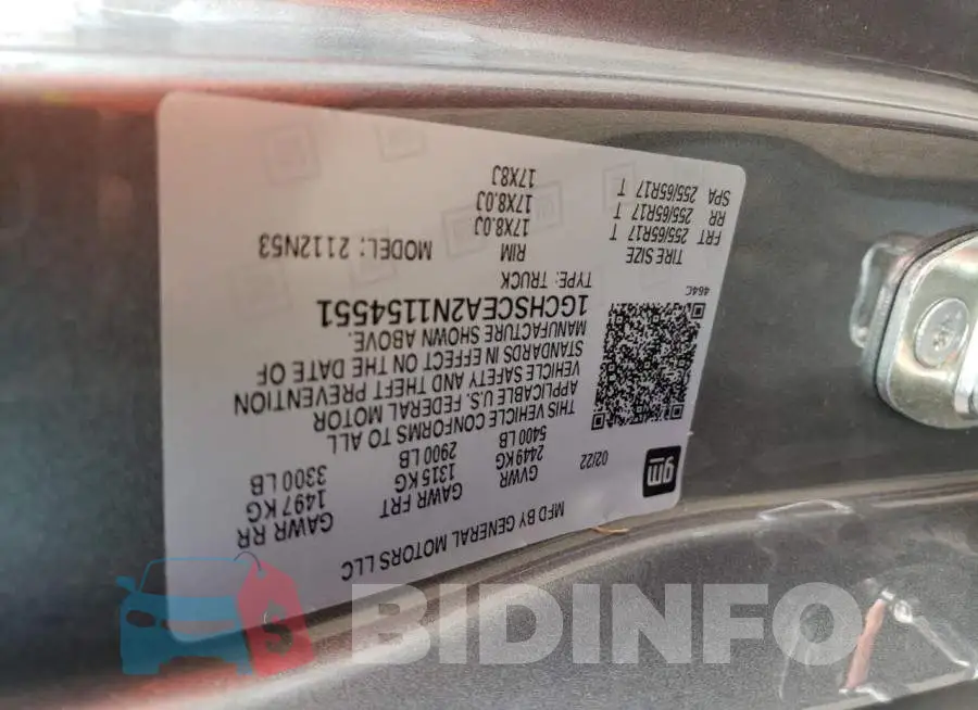 1GCHSCEA2N1154551 Photo# 13