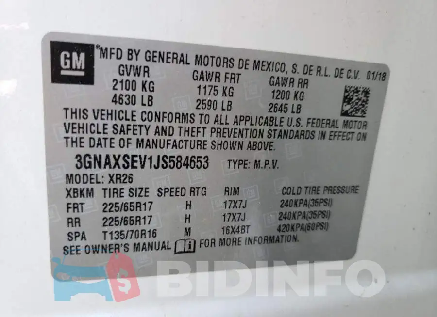 3GNAXSEV1JS584653 Photo# 12