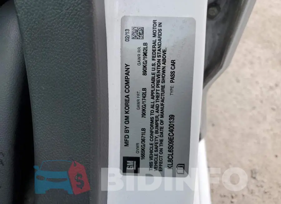 KL8CL6S09EC400139 Photo# 12