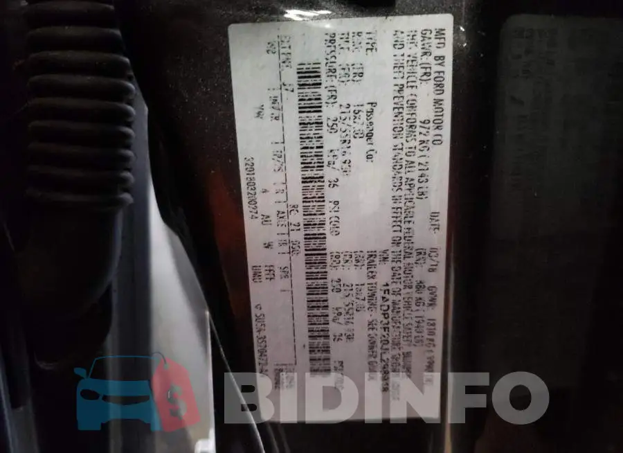 1FADP3F20JL298918 Photo# 13