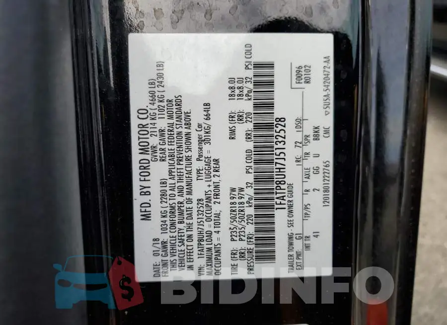 1FATP8UH7J5132528 Photo# 12