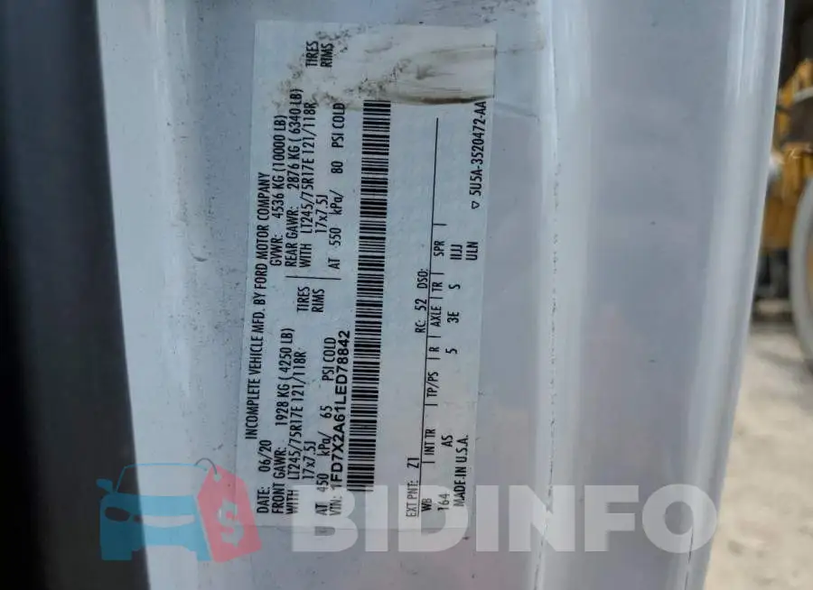 1FD7X2A61LED78842 Photo# 13