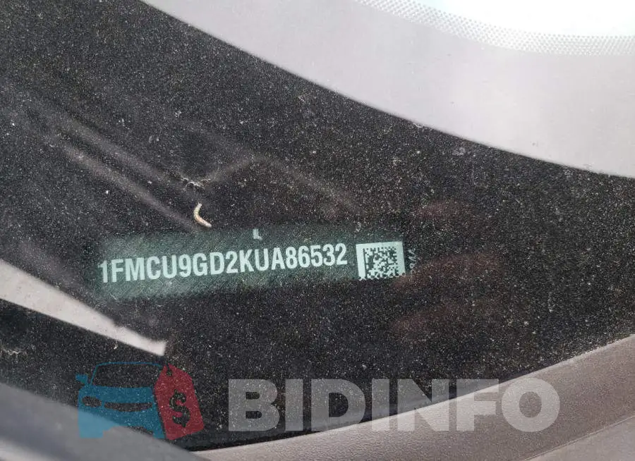 1FMCU9GD2KUA86532 Photo# 14