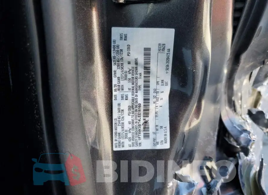 1FT8W3BT4LEE18160 Photo# 12