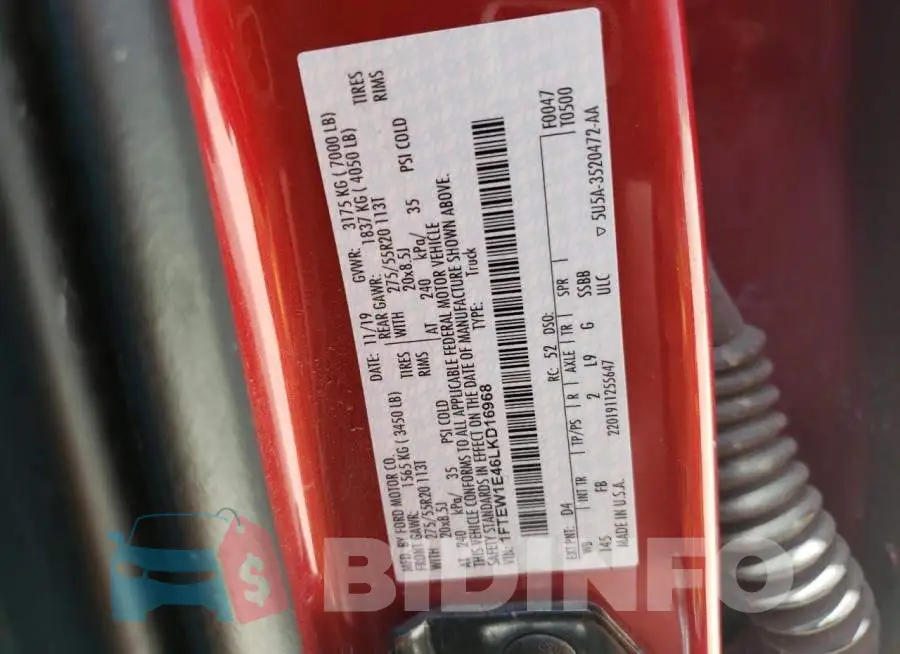 1FTEW1E46LKD16968 Photo# 12