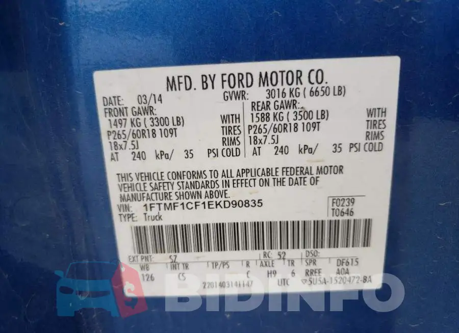 1FTMF1CF1EKD90835 Photo# 12