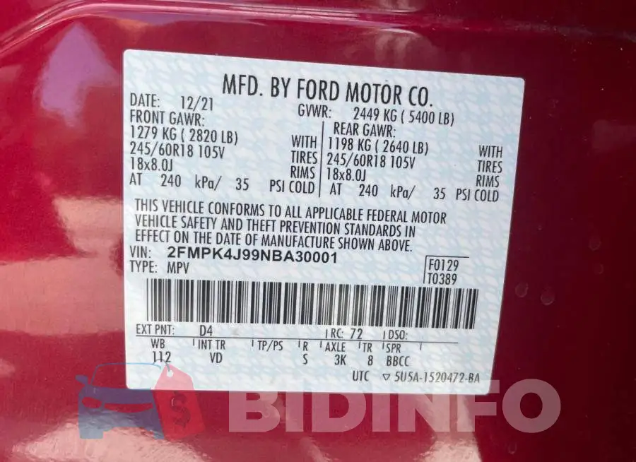 2FMPL4J99NBA30001 Photo# 10
