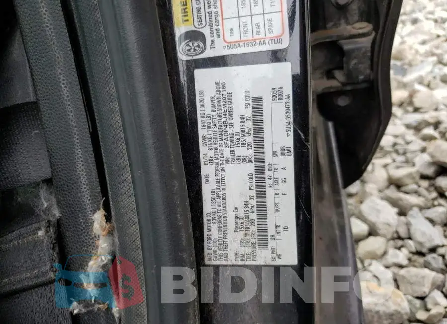 3FADP4BJ4EM207186 Photo# 12