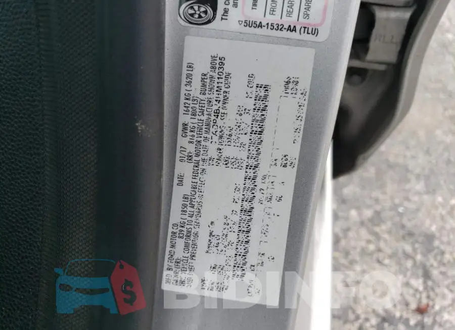 3FADP4BJ4HM110395 Photo# 12