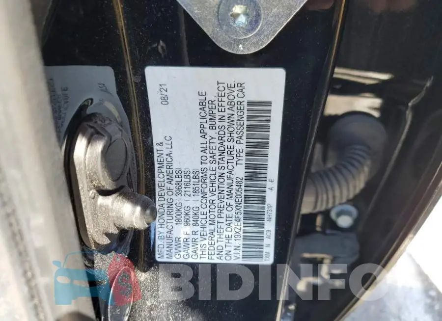 19XZE4F5XNE005482 Photo# 12