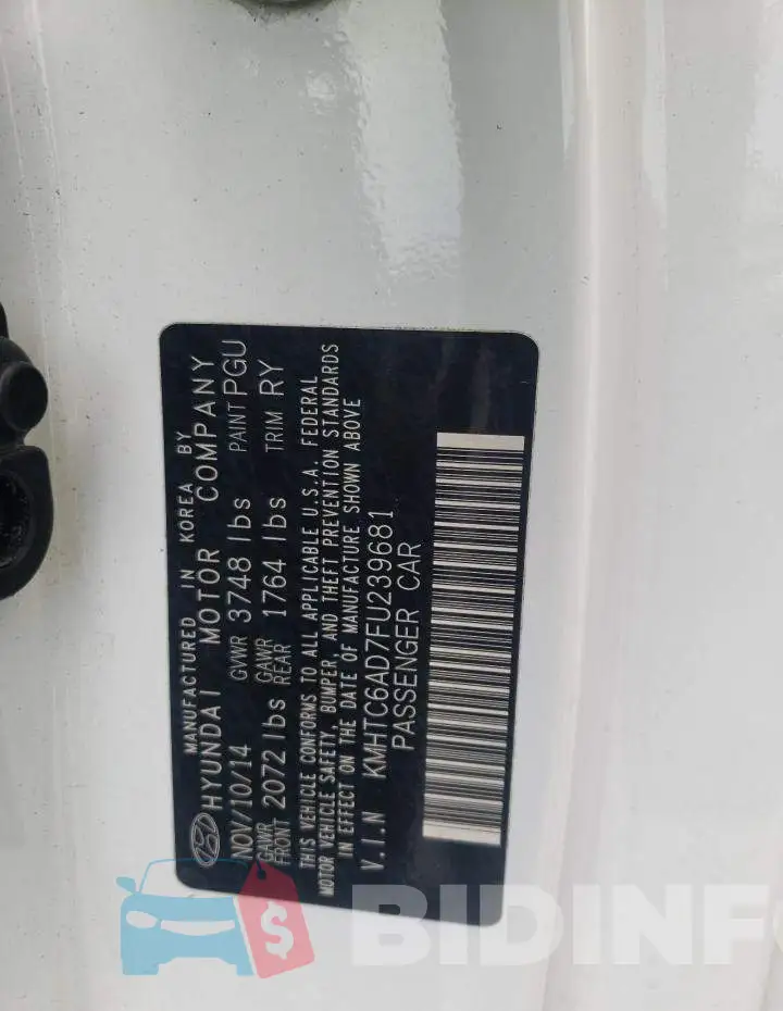 KMHTC6AD7FU239681 Photo# 12
