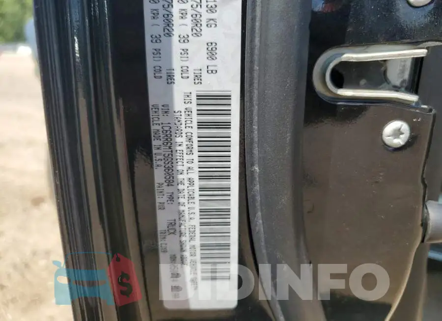 1C6RR6MT5GS360584 Photo# 13