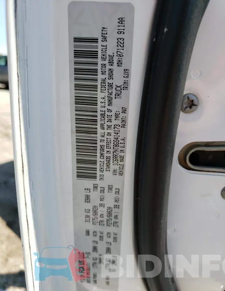 1C6RR7NT8GS414173 Photo# 13
