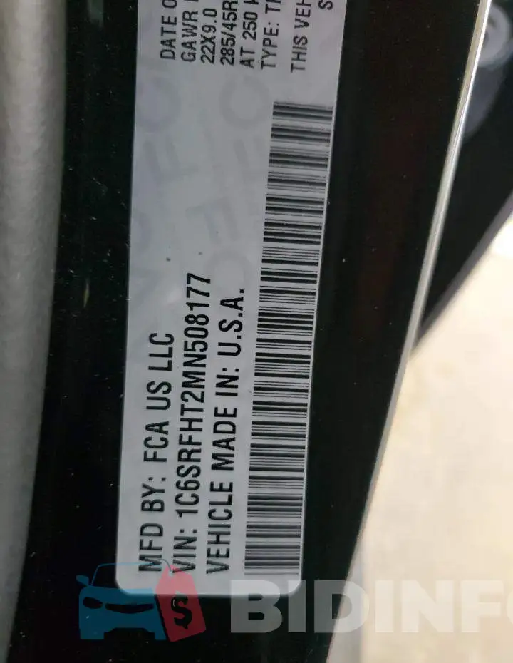1C6SRFHT2MN508177 Photo# 12