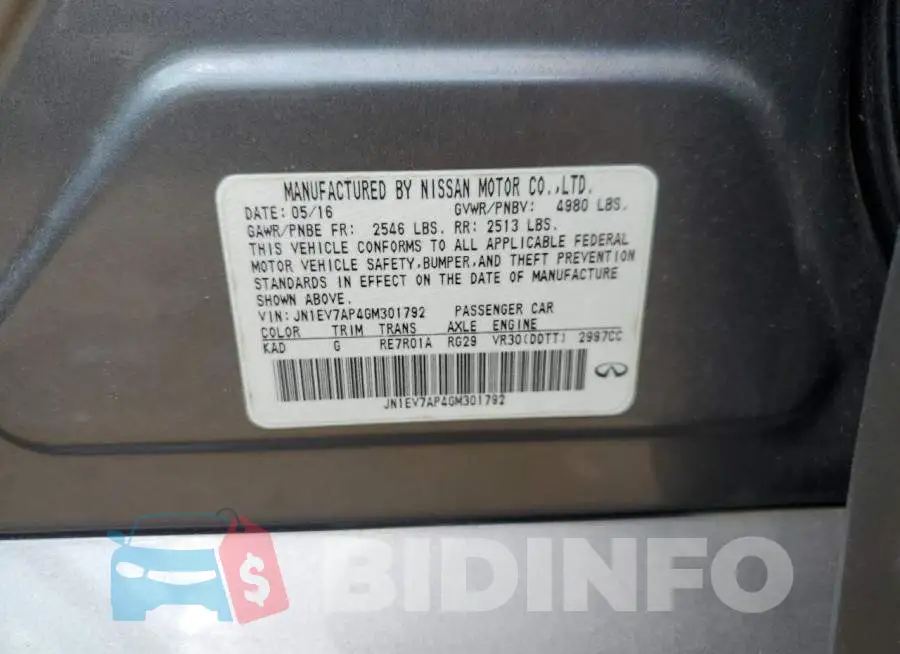 JN1EV7AP4GM301792 Photo# 12