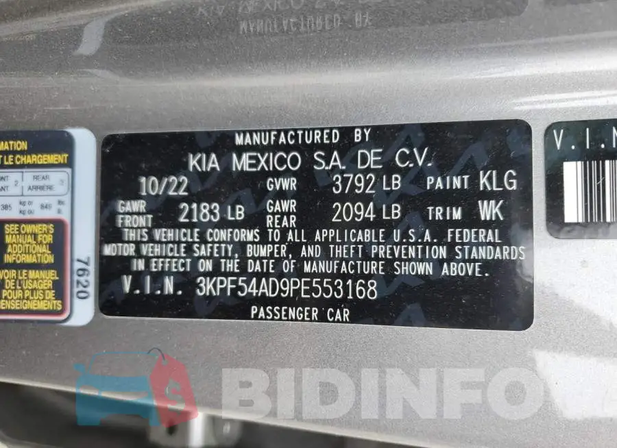 3KPF54AD9PE553168 Photo# 13