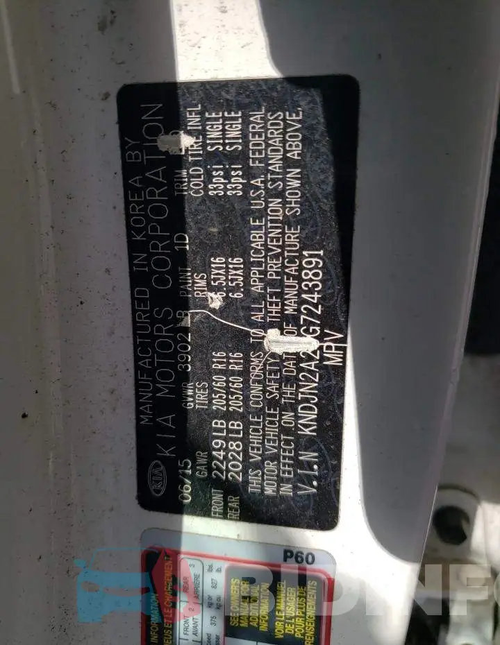 KNDJN2A29G7243891 Photo# 12