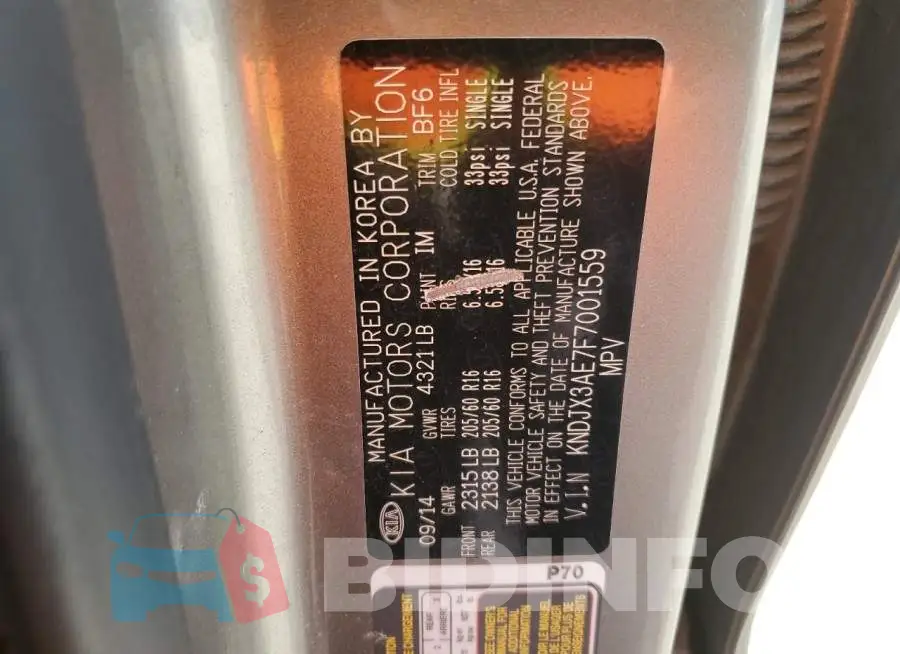 KNDJX3AE7F7001559 Photo# 12