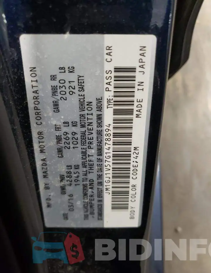 JM1GJ1V57G1478894 Photo# 12