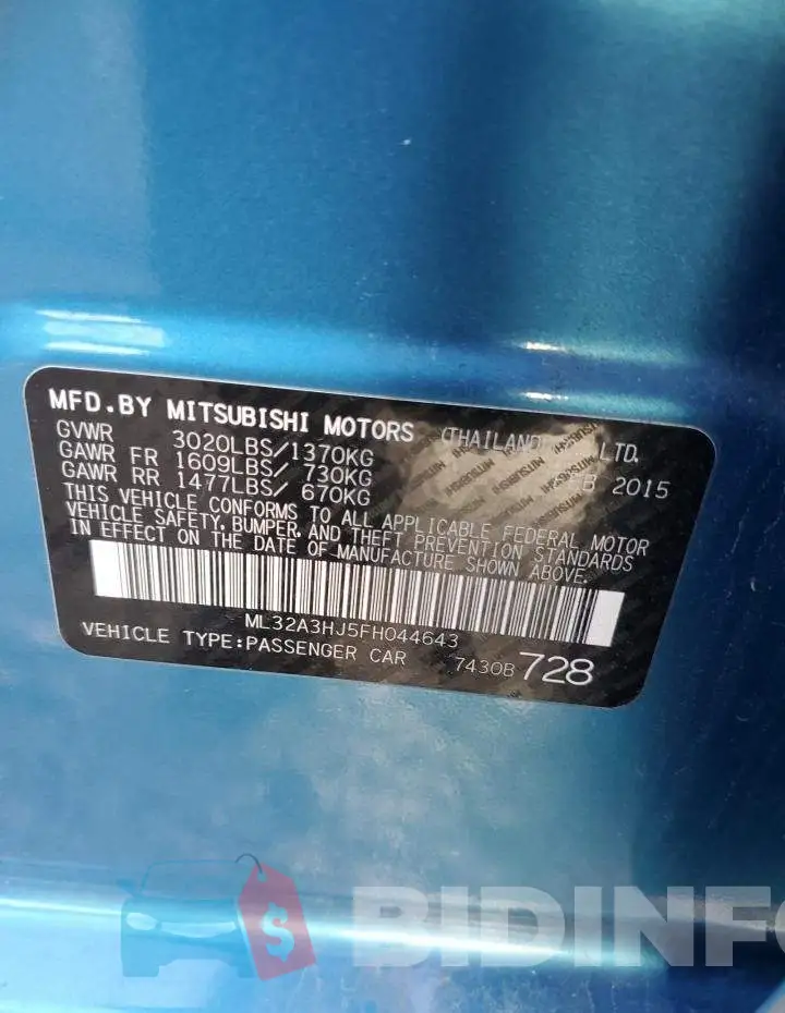 ML32A3HJ5FH044643 Photo# 12