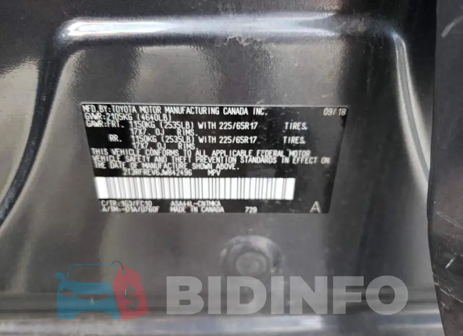 2T3RFREV6JW842496 Photo# 13