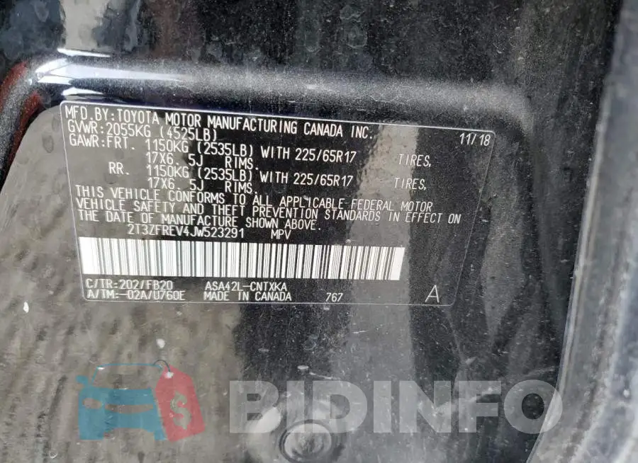 2T3ZFREV4JW523291 Photo# 13