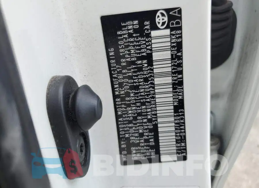 5YFBURHE2HP735372 Photo# 12