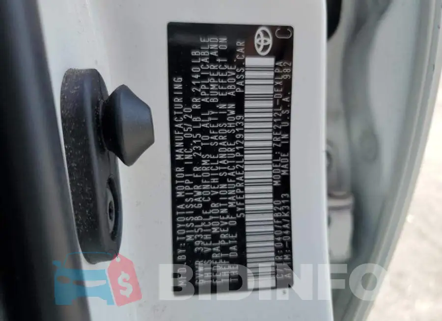 5YFEPRAE2LP129139 Photo# 12