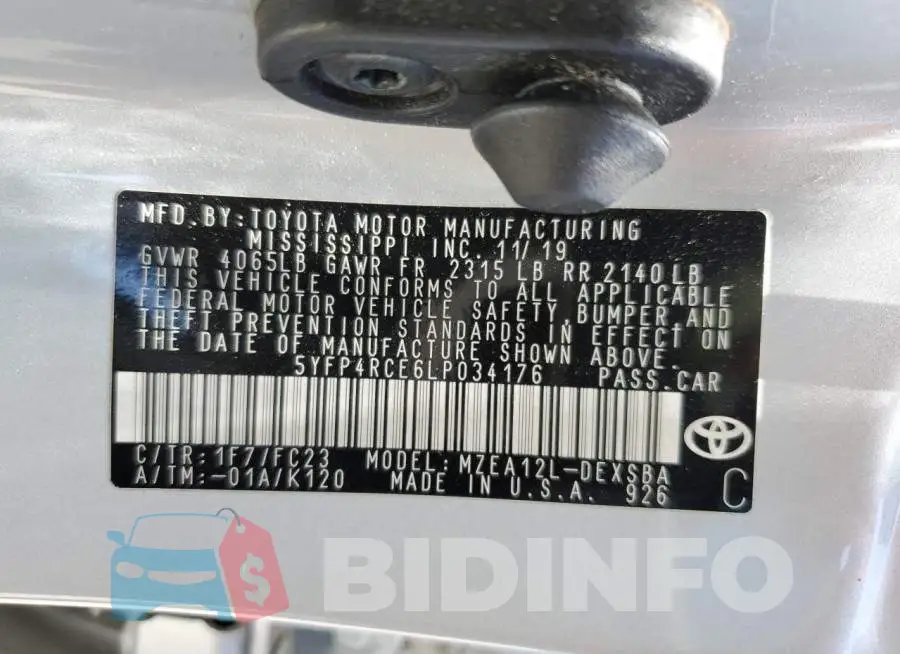5YFP4RCE6LP034176 Photo# 12