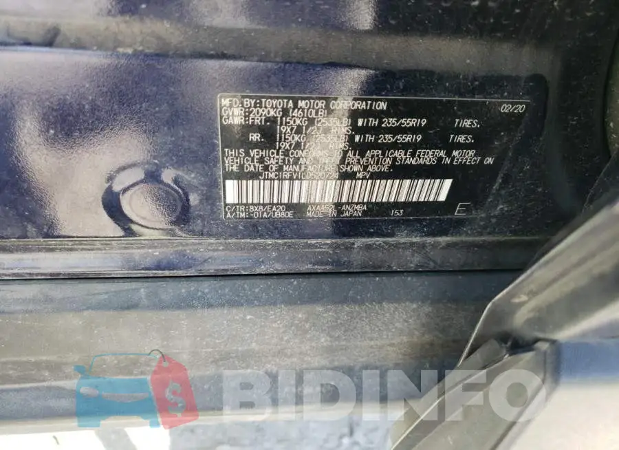 JTMC1RFV1LD520724 Photo# 13