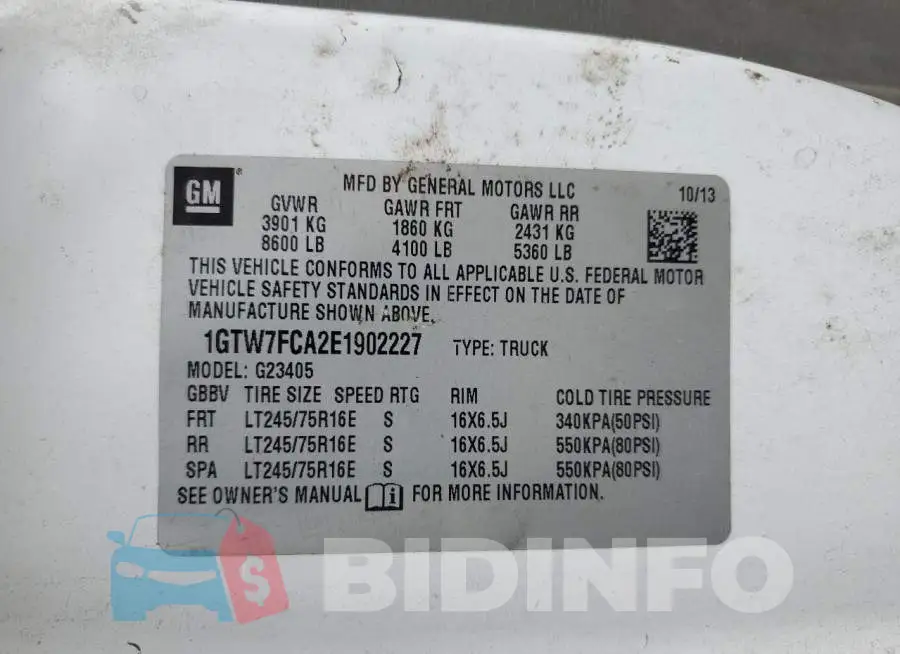 1GTW7FCA2E1902227 Photo# 13