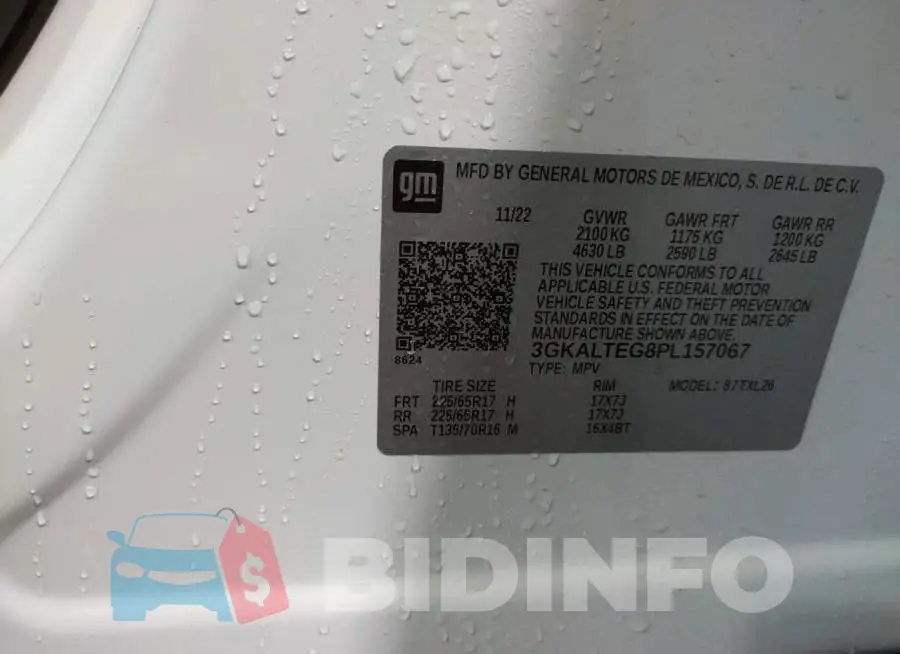 3GKALTEG8PL157067 Photo# 13