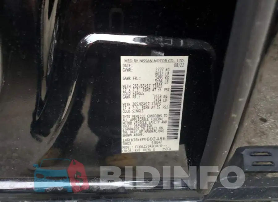 1N6ED1EK8PN602486 Photo# 12