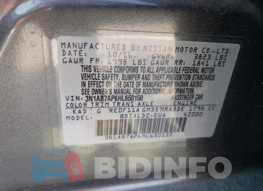 3N1AB7AP6HL650150 Photo# 13