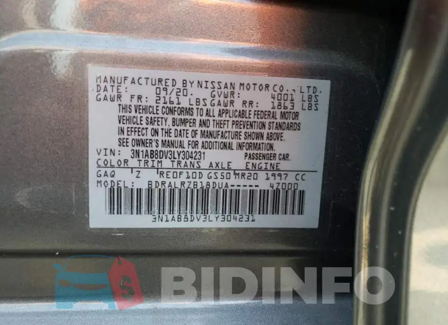 3N1AB8DV3LY304231 Photo# 13